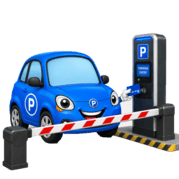 Automated credit card access to a car park in Catania