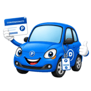 Car covered by a parking subscription in Catania city centre